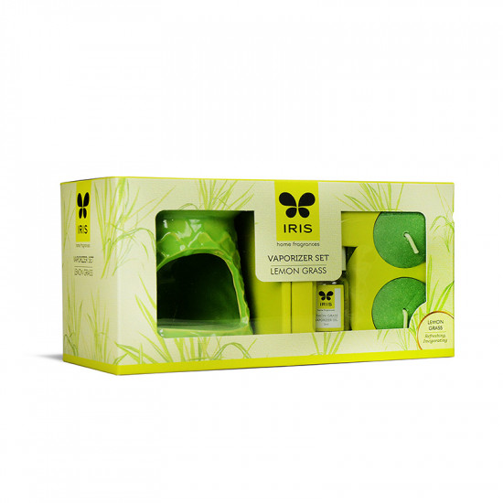 IRIS FRAGRANCE VAPORIZER SET - LEMON GRASS